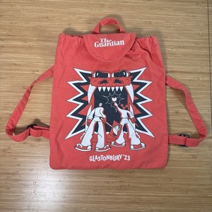 Glastonbury the Guardian backpack 2015. Did you spot our festival bags at Glastonbury Festival? main image 3