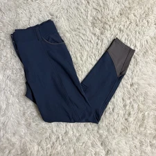 Women’s Size 30R Blue GhoDho Knee Patch Horseback Riding Breeches 