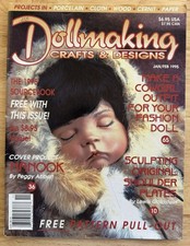 Dollmaking Crafts  Designs Jan/Feb 1995 Magazine w Pull-Out Pattern