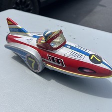 Vintage Rocket Friction Toy all original not . MF- 742 made in China 507
