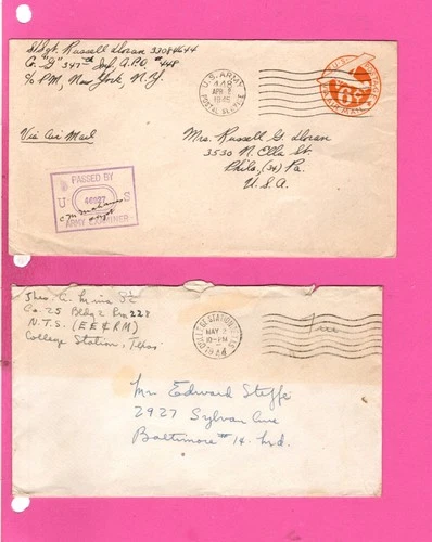 Soldiers Free cover 1944, & Censored cover of 1945 (2106
