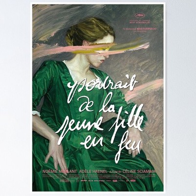 NEW Portrait de la jeune fille en feu Poster Home Decor, Wall Art, Fan Gift