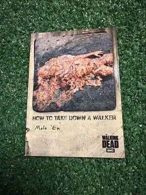 2018 Topps The Walking Dead: #HT-6 Melt 'Em How To Take Down a Walker AK1