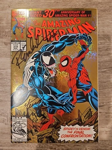 Amazing Spider-Man #375 (Marvel 1993) Signed Randy Emberlin Terry Kavanagh NM