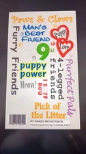Royal Langnickel Rub-On Transfers Pet Phrases ROY537 Puppy 9 Lives Decal