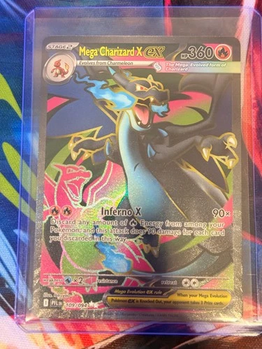 Mega Charizard X ex 109/094 Me02: Phantasmal Flames Holo