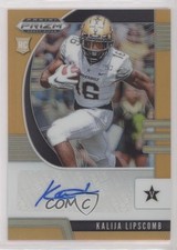 2020 Panini Prizm Draft Picks Rookies Neon Orange /125 Kalija Lipscomb Auto 0c2
