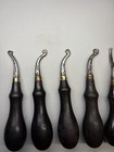 Lot Antique GOMPH Leather Tools Beveled Tickler Single Edge Creasers LEFT HAND — photo 4