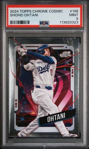 2024 TOPPS COSMIC CHROME #196 SHOHEI OHTANI PSA 9