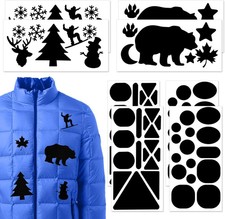 8 Sheets down Jacket Repair Patches, 8 X 4 Inch Self Adhesive Nylon for Puffer J
