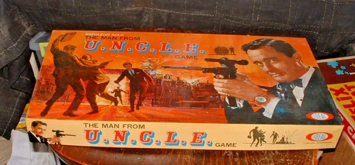 Vintage The Man from UNCLE Board Game Ideal 1965 U.N.C.L.E. Complete Crisp Clean