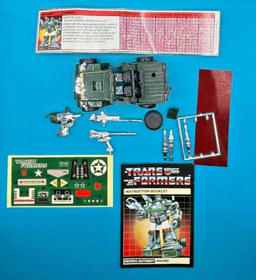 1984 HOUND  100% COMPLETE w/TECH SPEC  G1 TRANSFORMERS UNUSED HIGH GRADE