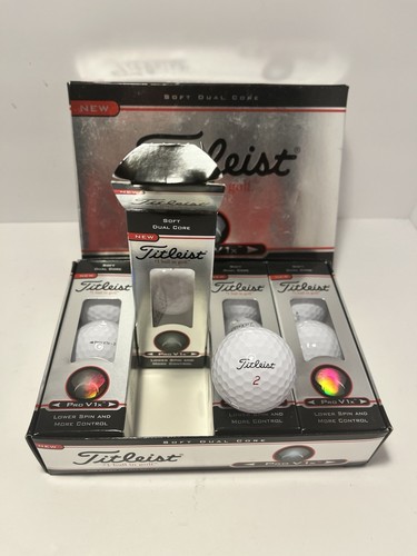 Una dozzina di nuove palline da golf Titleist Pro V1x 332 nuove con scatola NO LOGO - NOS (12) 🔥 - Foto 4 di 5