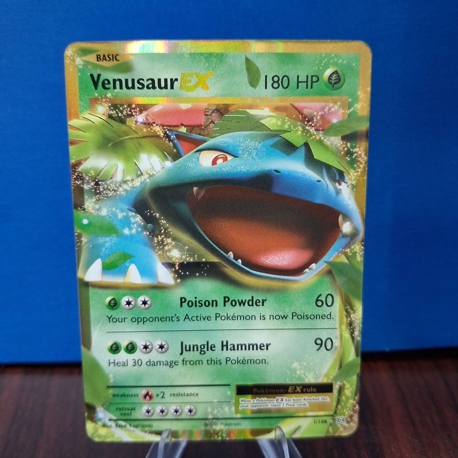 Pokemon TCG Venusaur EX 1/108 Ultra Rare XY Evolutions NM