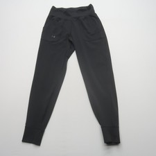 Under Armour Womens Athletic Jogger Pants Small Black High Rise Pockets Pull On