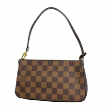 Louis Vuitton Damier Navona Pouch Ebene N51983 B Rank Ladies Bag