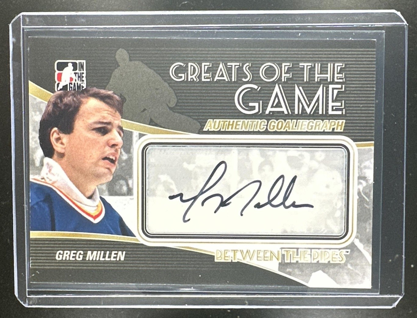 Greg Millen #A-GM 2010-11 In The Game Between The Pipes Hockey Autographs