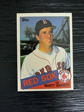 1985 Topps Tiffany #298 Red Sox Marty Barrett MT