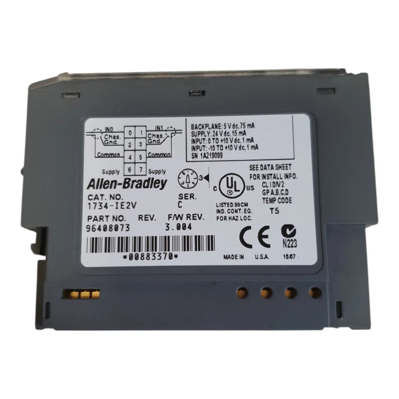 ALLEN-BRADLEY 1734-IE2V Module entrée/sortie série C 96408073 - Photo 2/4