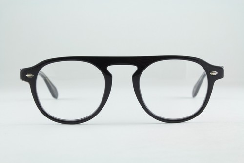 Lunettes authentiques Garrett Leight HARDING MBK noir brillant 47 mm