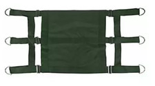 Gatsby Nylon Stall Guard w/ Closed -Center -Hunter - 24in T-adjusts 36 to 48in