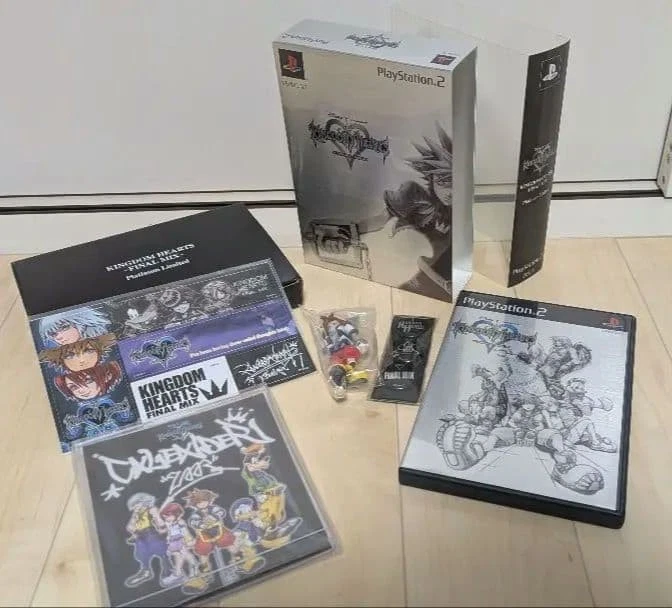 PS2 Square Enix Kingdom Hearts Final Mix Platinum Limited Video Game – Japan - Image 2 of 4