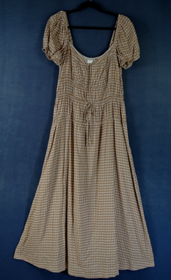 New, Reformation Rhett Midi Dress in Brown Sz 12 #MD1749 | eBay