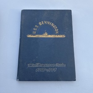 USS Bennington CVS-20 Mediterranean War Cruise Book 1953-1954