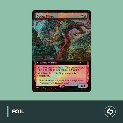 MTG | Sedge Sliver | FOIL | EXTENDED | SECRET LAIR | NM | EN