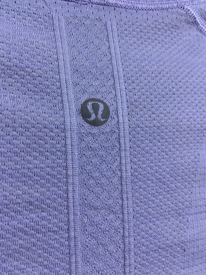 Lululemon Shirt Womens 6 Purple Swiftly Tech Long Sleeve Everyday Athleisure Run - Image 4 of 4