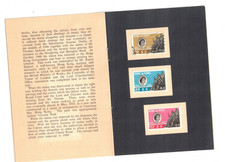 HONG KONG 1962 Centenary in SOUVENIR BOOKLET