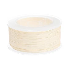 0.02" x 109 Yards Nylon String Bracelet String Braided Nylon Thread Light Yellow