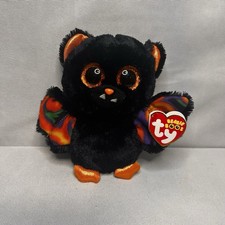Ty Beanie Boos - SCAREM the Halloween Bat 6 Inch NEW MWMTs Stuffed Animal Toy