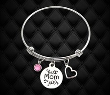 Best Mom Ever Bracelet, Birthday Gift for Mom, Mother's Day, Mom Jewelry Gift