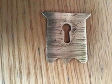Antique Brass key escutcheon