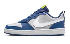 Nike Court Borough 2 Low Grey Fog Mystic Navy - BQ5448-016