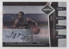 2010 Limited Decade Dominance Signatures 83/99 Sidney Moncrief #8 Auto HOF 7xr