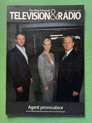 TELEVISION & RADIO mag 16-Sept-2006 RUPERT PENRY JONES HERMIONE NORRIS SPOOKS UK