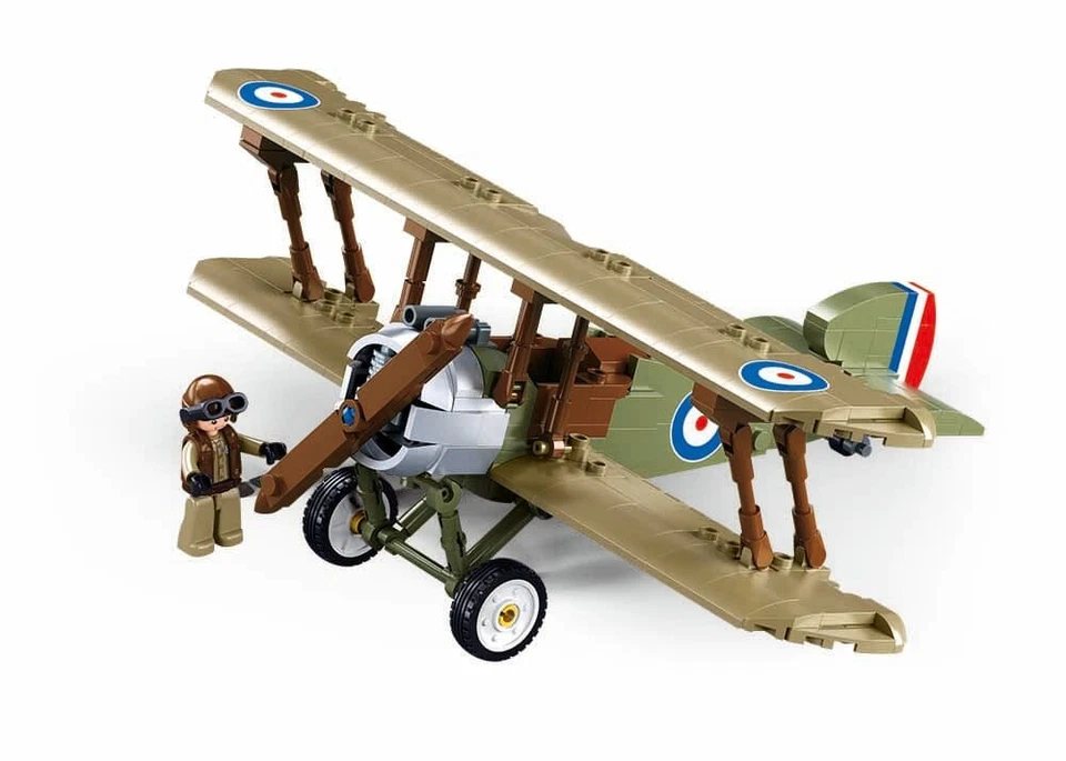 SLUBAN B1293 - ModelBricks - WW1 - Sopwith Camel Fighter - 293 Pcs - Image 3 of 4