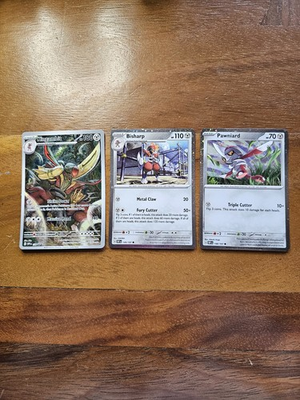 #ad All 3 Promo Pokémon Cards Kingambit Promo Box Shrouded Fable Bisharp Pawniard $5.40