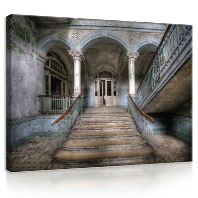 CANVAS Leinwand bilder XXL Treppen Bild Wandbild F13814
