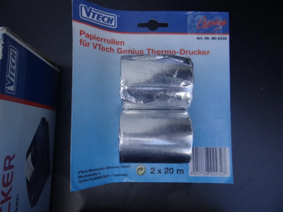 Thermo Drucker Lerncomputer Zubehör Kinder Schule Computer 90er VTech NEU OVP - Bild 4 von 4