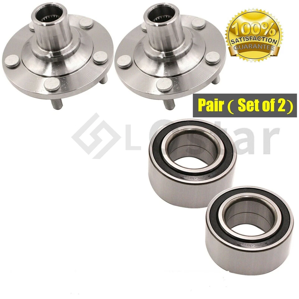Pair Front Wheel Hub & Bearing Assembly Fit For 00-06 Mazda MPV 3.0L Foto 2 de 4