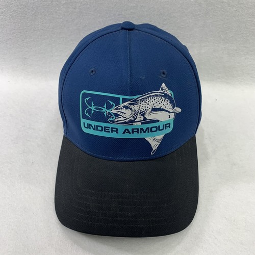 Under Armour Fishing Hat Cap Blue Black 