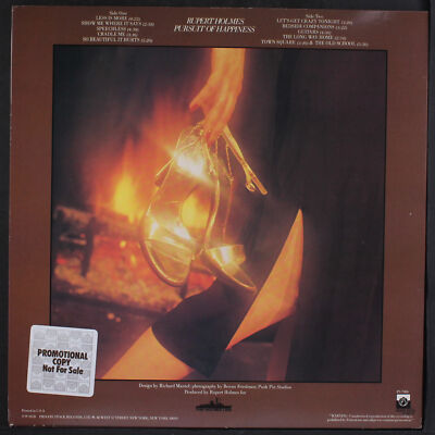 RUPERT HOLMES: pursuit of happiness Private Stock 12