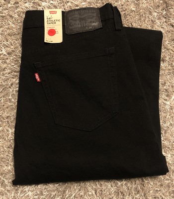 levis 541 athletic taper black