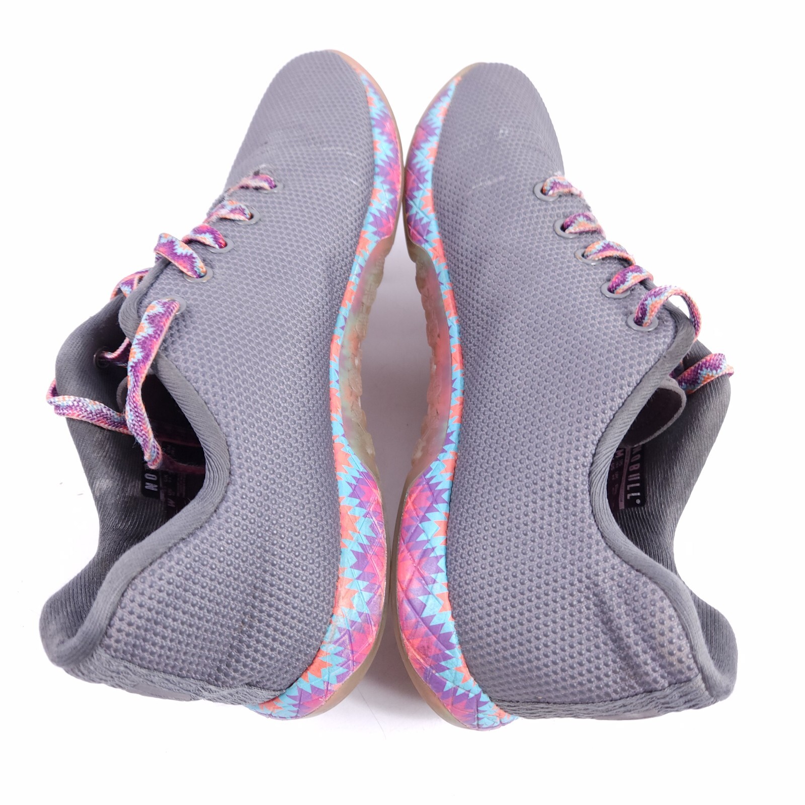 Nobull Gray PatchWork Rainbow SuperFabric Trainer… - image 6