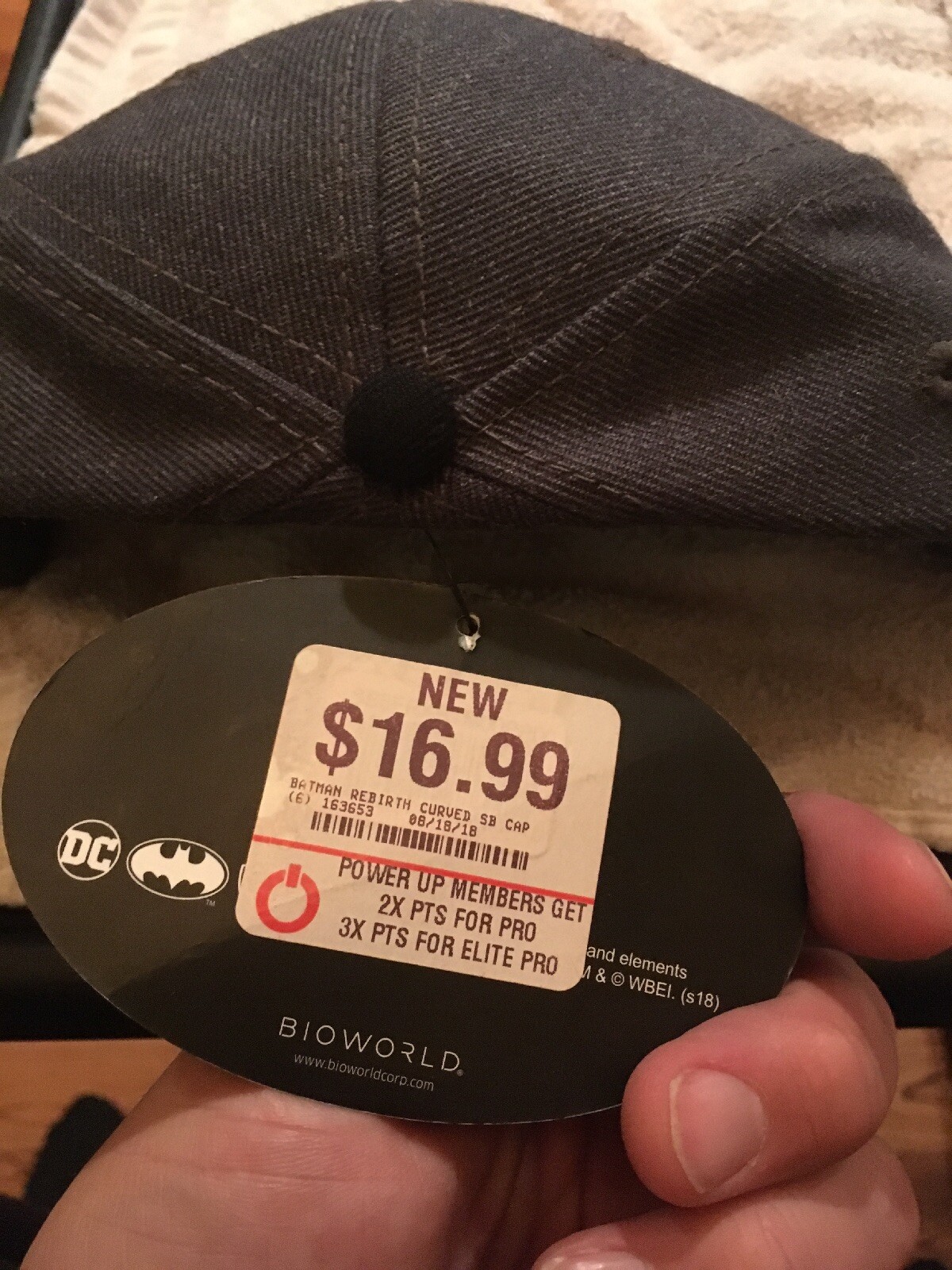 Batman Adjustable Bioworld Hat - image 7