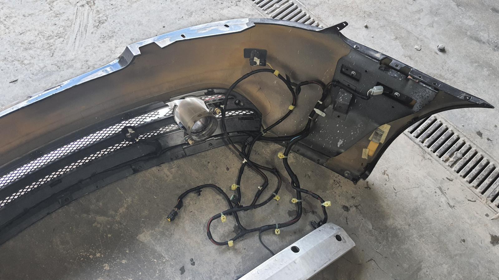 2005-2012 ASTON MARTIN DB9 Rear Bumper; BLACK 07 08 09 10 11 12