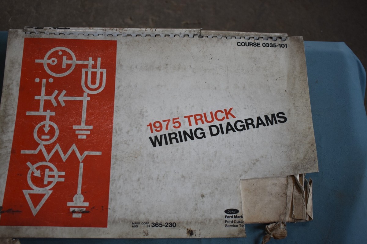 1975 Chevy Truck Wiring Diagram 1975 F100 Ignition Wiring Ford